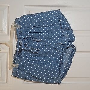 Almost Famous Polka Dot High Waisted Comfortable Cotton Boho Shorts Size XL